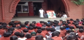 Student Spoke about Kamarajar