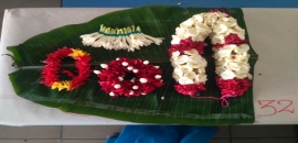 Fresh Flower Garlands by Students